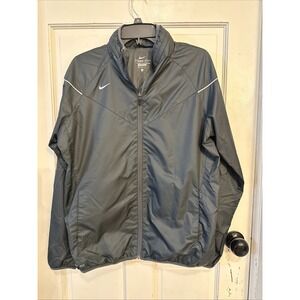 Nike Storm Fit Woven Jacket with Packable Hood 799184-060 Women Large Charcoal